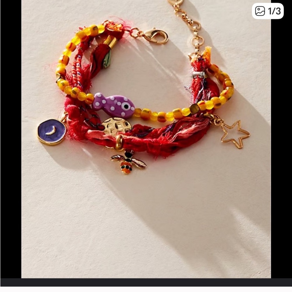 Free People X Ariana Oost Charm Bracelet. NWT!!!
